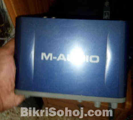 Sound Card M-Audio Fast track pro